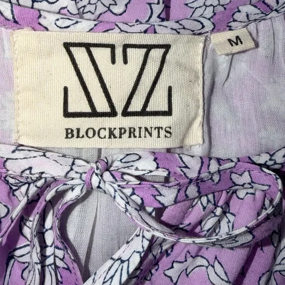 Tuckernuck Exclusive Violet and Indigo Nila Dali Dress by SZ Blockprints - Picture 11 of 13